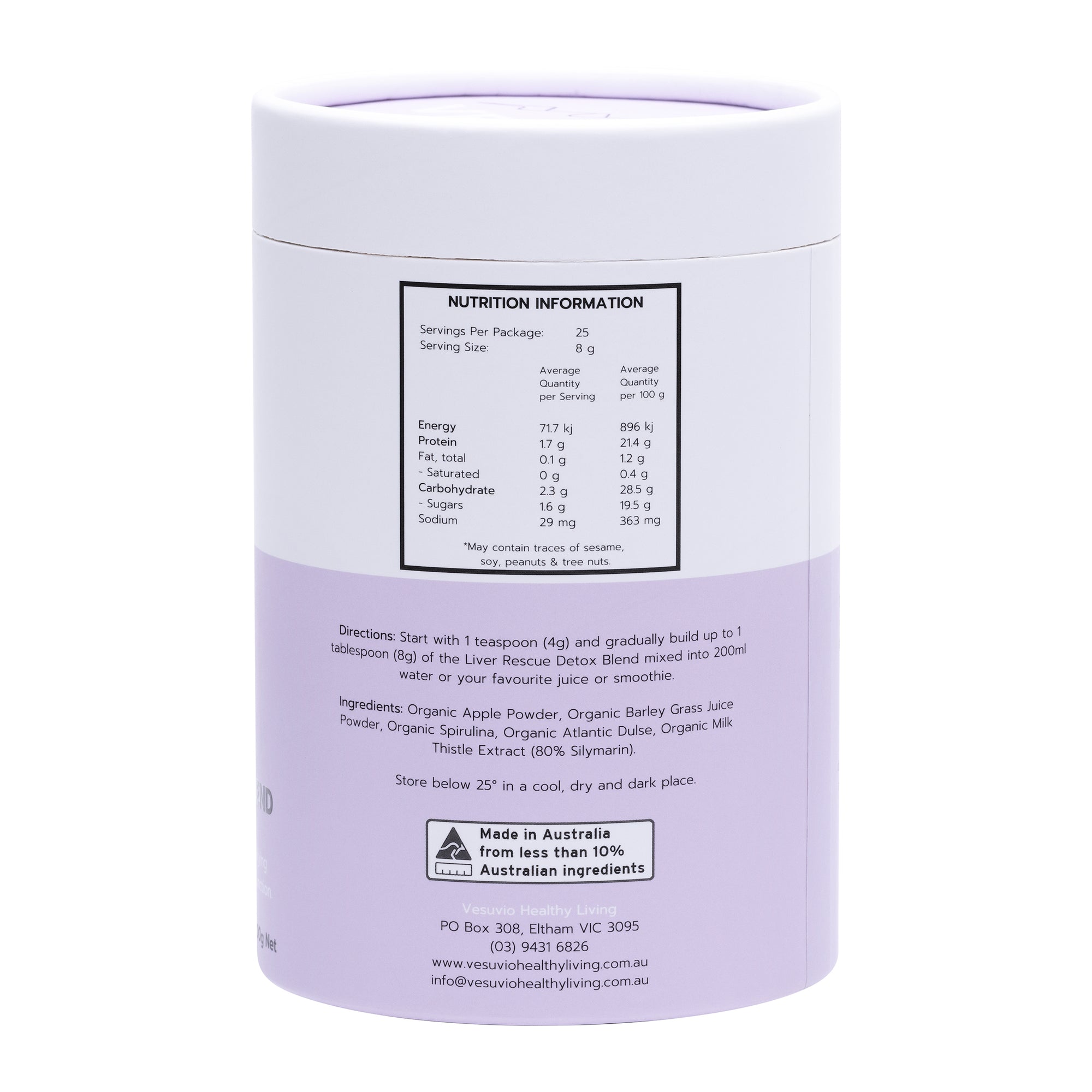 Liver Rescue Detox Blend Vesuvio Healthy Living